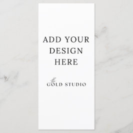 Lege menu Sjabloon (4 x 9)