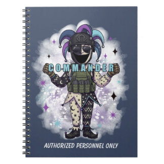 Lege Narren Vriend Commandant  Notitieboek