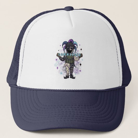 Lege Narren Vriend Commandant Trucker Pet (Voorkant)