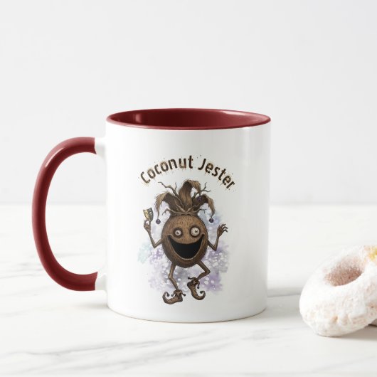 Lege Narrenvriend Kokosnoot Mok (Met donut)