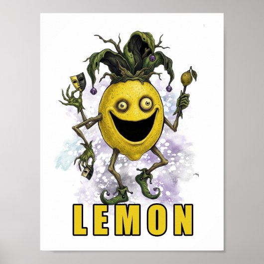 Lege Narrenvriend Limoen Poster (Voorkant)