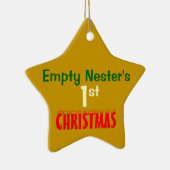 Lege Nest 1e kerstkerstkerstster 2 Keramisch Ornament (Rechts)