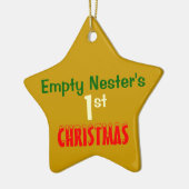 Lege Nest 1e kerstkerstkerstster 2 Keramisch Ornament (Links)