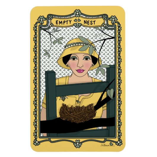 Lege Nest_C_4x6 koelkast Magnet Magneet (Verticaal)