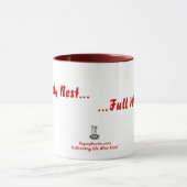 Lege nest... Volledige achtergrond Mok (Midden)