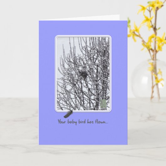 Lege Nest-vriend Kaart (Gele Bloem)