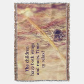 Lege nestaanmoediging deken (Voorkant Verticaal)