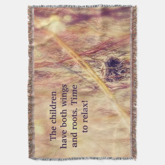 Lege nestaanmoediging deken (Voorkant Verticaal)