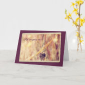 Lege nestaanmoediging kaart (Gele Bloem)