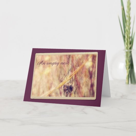 Lege nestaanmoediging kaart (Voorkant)