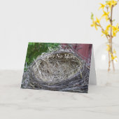 Lege nesten-dan heeft twee vogeleieren kaart (Gele Bloem)