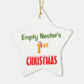 Lege Nester's eerste kerst Keramisch Ornament (Links)