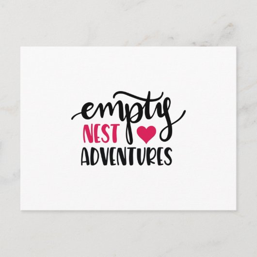 Lege nestliefde avonturen briefkaart (Voorkant)