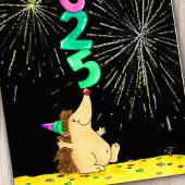 Lege nieuwjaarskaart 2025 feestdagen kaart