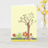 lege notakaart kaart (Gele Bloem)