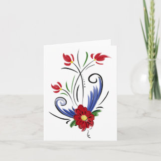 Lege Notecard Bedankkaart