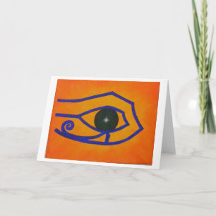Lege Notecard "Oog van Ra " Kaart