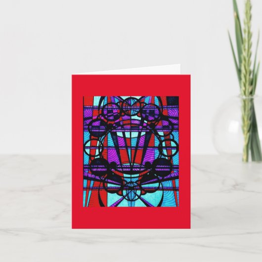 Lege notitie Kaart (Art Deco/Steampunk) (Voorkant)