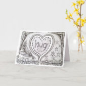 Lege notitie Kaart met originele kunst (Gele Bloem)