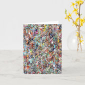 Lege notitie Kaart reinigen (Gele Bloem)