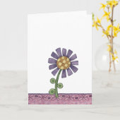 lege notitiekaart (Gele Bloem)