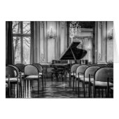 Lege notities zwart en witte muziek Blank (Voorkant Horizontaal)