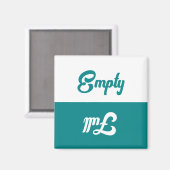  Lege of Volledige vaatwasser Magneet (Voorkant / Achterkant)