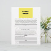 Lege, onvoorwaardelijke ontheffing en definitieve  (Staand voorkant)