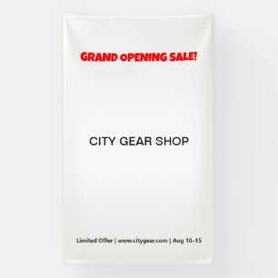Lege & op maat gemaakte vinyl banners Opties voo