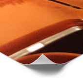 Lege Oranje zitplaatsen in Auditorium Poster (Hoek)