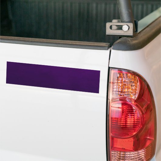 LEGE PAARSE BUMPERSTICKER OM ZELF TE MAAKEN (Op Truck)