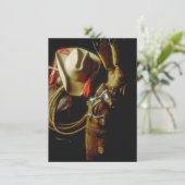 Lege partij voor Western thema Kaart (Staand voorkant)