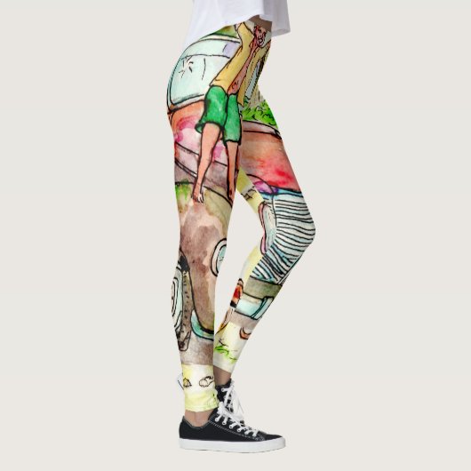 Lege partijen en oude roestvrijauto's - leven op d leggings (Rechts)