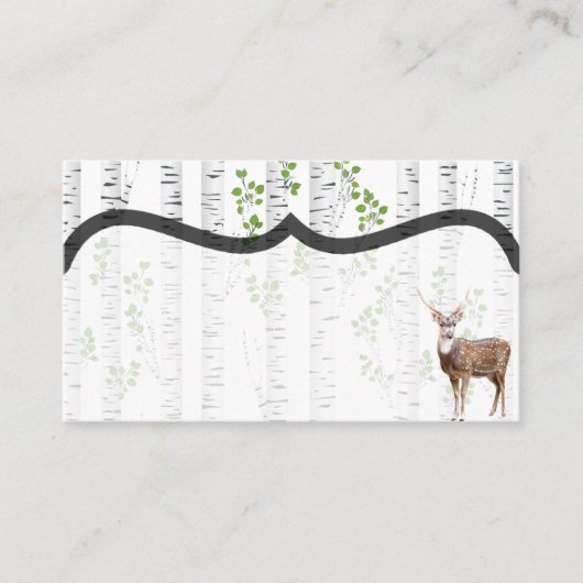 Lege plaatskaarten Herten Ree Bok Bos Jagen Plaatskaartje (Voorkant)