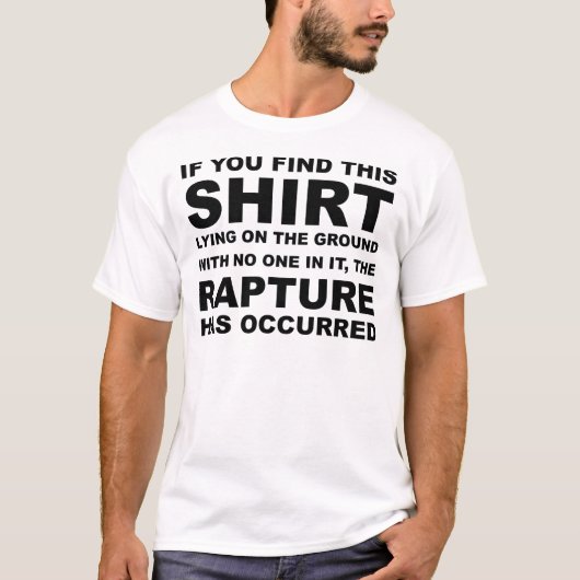 Lege Rapture Funny T-shirt (Voorkant)
