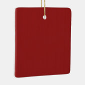 Lege rode schaduwen dij met lege hulzen voeg tekst keramisch ornament (Rechts)