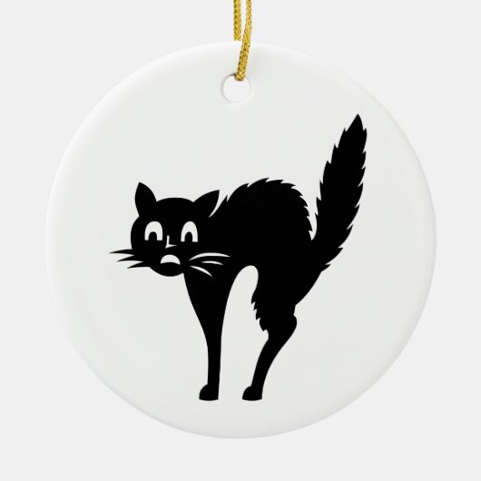 Lege rode schaduwen dij met lege hulzen voeg tekst keramisch ornament (Voorkant)