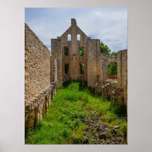 Lege Room Ruins Poster (Voorkant)