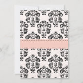 Lege roze en zwarte damast (Achterkant)