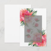 Lege Rozen tuinbouwwedstrijd uitnodiging (Voorkant / Achterkant)