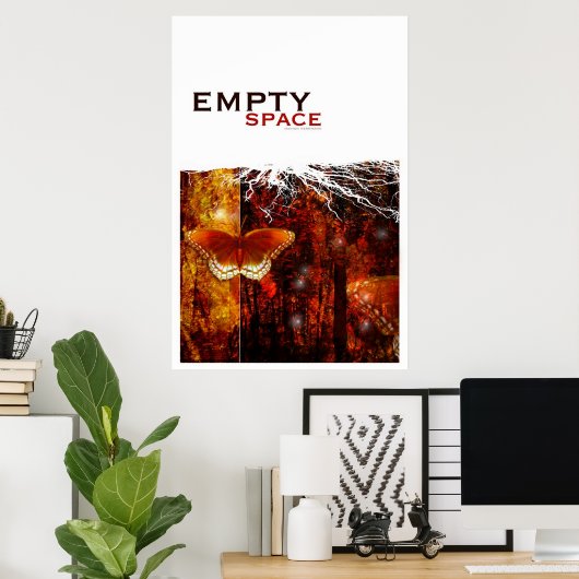 Lege ruimte poster (Thuiskantoor)