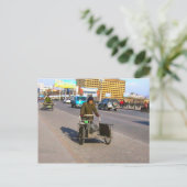 Lege run briefkaart (Staand voorkant)