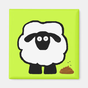 Lege schaap Magnet