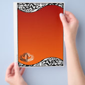 Lege scrapbookpagina's voor album flyer (Hand)