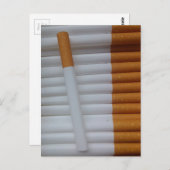 Lege sigaretten gegroepeerd briefkaart (Voorkant / Achterkant)