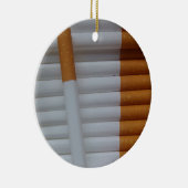 Lege sigaretten gegroepeerd keramisch ornament (Rechts)