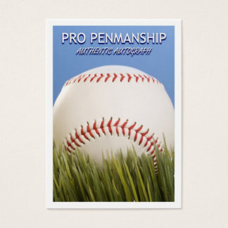 Lege Signature Kaart voor honkbalhandtekeningen!