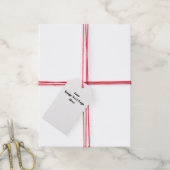 Lege Sjablonen personaliseren of aanpassen Cadeaulabel (Met Touw)