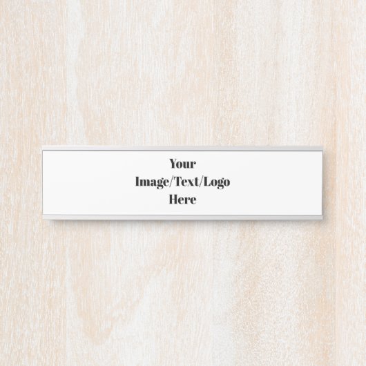 Lege Sjablonen personaliseren of aanpassen Deurbordje (Voorkant)