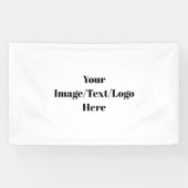 Lege Sjablonen personaliseren of aanpassen Spandoek (Horizontaal)